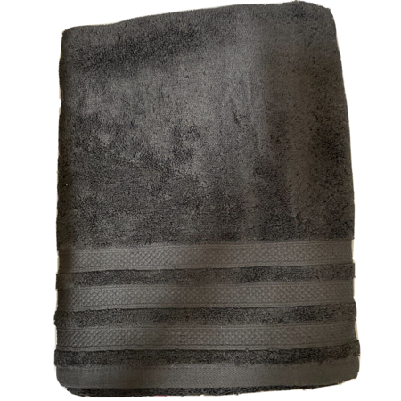 Charter Club Classic 100% Plush Pima Cotton 30  x 56  Modern Bath Towel - Black
