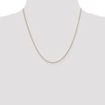 thumbnail image 2 of 18k Yellow Gold 20 Inch 1mm Spiga Chain Necklace Pendant Charm Wheat, 2 of 9