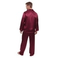 thumbnail image 2 of TexereSilk Men's Classic Silk Pajama Set - Luxury Sleepwear, 2 of 5