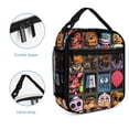 thumbnail image 5 of Five Nights at Freddy's Lunch Bag, Reusable Insulated Lunch Tote Bag, Portable Lunch Box for Office, And Picnic, 10.8x7.9x4.3 Inch, 5 of 8