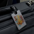 thumbnail image 2 of Dinosaurs from A to Z Word Art Dinosaur Train Rectangle Leather Luggage Card Suitcase Carry-On ID Tag, 2 of 8