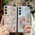 thumbnail image 4 of LYM-Phone Case For Samsung Galaxy A36 5G/SM-A366B, Wristband Back Cover Kickstand protective Phone Holder Cartoon Shockproof Anti-knock Wrist Strap Anti-dust Durable Lanyard ring Cute, 4 of 9