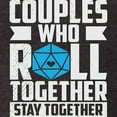 thumbnail image 3 of CafePress - Couples Who Roll Together, Stay Together V T Shirt - Mens Football Shirt, 3 of 4