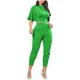 thumbnail image 3 of Trajes blancos de 2 piezas para mujer sexy, tops con hombros descubiertos para mujer, conjuntos de pantalones de pierna ancha de verano, trajes de 2 piezas para mujer, primavera, 3 of 5