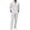 White, variant on SOOMLON Matching Set Men Big and Tall Zip Long Sleeve Hoodie Shirt Elastic Waist Linen Pants Summer 2 Piece Outfits Sets