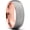 Rose Gold, variant on Mens Tungsten Carbide Wedding Band Ring Dome Brushed Comfort-Fit 8mm