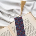 thumbnail image 6 of Kdxio Indian Mandalas Dragonfly Print Metal Tassel Bookmarks,Perfect Gift for Art Lovers and Bookworms Metal Bookmarks for Women, 6 of 8