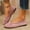 Pink, variant on Womens Ballet Flats, Slip-On Cute Bow Comfortable 2025 Shallow Suede Shoes Beige