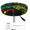thumbnail image 2 of Goofa Play Game Start Printed Stool Covers Round, Waterproof Round Bar Stool Covers Anti-Slip Round Bar Stool Seat Cover with Elastic Bands Durable -14 inch, 2 of 7