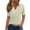 501_Beige, variant on Summer Blouses for Women Dressy Casual Summer Fitness Clothing V Neck Lightweight Clothes Cozy Womens Short Sleeve Tops Beige
