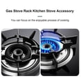 thumbnail image 3 of 1pc Gas Stove Holder Rack Stand Stove Stand Wok Pan Support Rack Kitchen Accessories for Home Kitchen (Black), 3 of 9