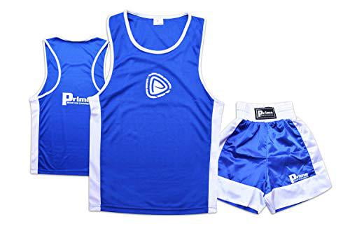 Prime Sports Kids Boxing Set Top & Shorts 2 Pcs Set Satin Fabric For 03-14 Years 