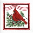 thumbnail image 2 of Shamp, Cindy 12x12 White Modern Wood Framed Museum Art Print Titled - Christmas Cardinal III, 2 of 4