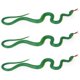thumbnail image 1 of 3X Simulación de Serpiente de Juguete de Plástico Blando Simulación de Serpiente Juguete con Punta de Goma - Verde, 1 of 5
