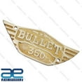 thumbnail image 4 of Fits Royal Enfield Bullet 350cc Tool Box Badges Logo Brass Set, 4 of 5