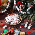 thumbnail image 2 of Muñeco de nieve navideño, abalorios de madera Yulejo, 180 piezas, DIY, 2 of 7