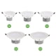 thumbnail image 4 of Naiovety 9 * 3W LED Downlight blanco Lente plana Foco de luz de techo empotrado Blanco frío AC 100-245V Iluminación y accesorios No.9 Naiovety HA024808-09, 4 of 6