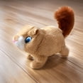 thumbnail image 5 of Electric Interactive Squirrel Plush Toy ,Plush Interactive Companion Animal Toys with Walking,Barking,Tail Wagging, Realistic Squrrile Stuffed Animal Cute Squirrel Plush Toy, 5 of 6