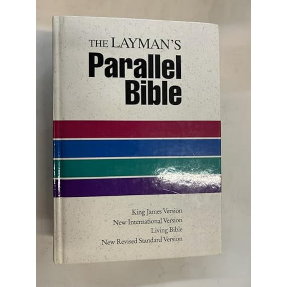Pre-Owned The Layman's Parallel Bible: KJV, NIV, Living Bible, NRSV, 9780310950523, 031095052X, Hardcover,
