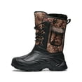 thumbnail image 3 of Snow Boots for Men Outdoor Mid-Calf Winter Warm Snow Shoes with Detachable Insert Liner, 3 of 8