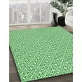 thumbnail image 2 of Ahgly Company Indoor Round Patterned Mint Green Area Rugs, 8' Round, 2 of 6