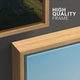 thumbnail image 4 of wall26 - 3 Piece Framed Canvas Wall Art - Landscape with Mountains Under Blue Sky - Modern Home Art Stretched and Framed Canvas Ready to Hang - 24"x36"x3 Natural, 4 of 5