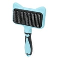 thumbnail image 2 of Cepillo de aseo para gatos, función de masaje de dientes curvos de 140 grados, cepillo de autolimpieza para mascotas con punto de protección de resina, 2 of 8
