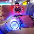 thumbnail image 4 of Reloj luminoso LED colorido para hombres y mujeres, reloj de cuarzo fluorescente para estudiantes y hombres, 4 of 6