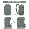 thumbnail image 2 of Mochila de viaje coofay Carry on expandible verde oliva, 2 of 7