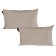thumbnail image 1 of Cojin Riñonera Decorativa Rectangular Set de 2 Niz Arena, 1 of 4
