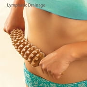 Torubia Wood Massage Tools Cellulite Roller Wooden Therapy Massager Tools Kit Maderoterapia Handheld Cellulite Blasters Lipo Roller Lymphatic Massage Light-Wood Color
