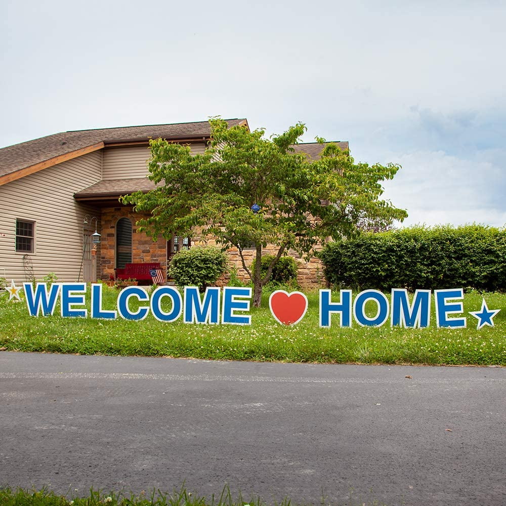 Welcome Home Yard Sign