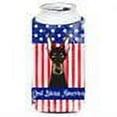 thumbnail image 2 of Caroline's Treasures BB2175TBC American Flag and Doberman Tall Boy Hugger, Tall Boy, multicolor, 2 of 2