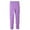 Purple, variant on Women's Lined Thermal Winter Warm Soft Stretch High Waist Trousers Comfortable Casual Everyday Wear Pants Elastic High Waisted Straight Leg Pull On Trousers