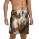 thumbnail image 2 of Balery Cow With Butterflies Pantalones cortos de pijama de punto de algodón para hombre con cinturilla y bolsillos-XX-Large, 2 of 6