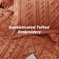 thumbnail image 3 of Juego de edredón Bedsure Tufted Boho California King Terracotta, 3 of 8