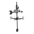 thumbnail image 1 of Iron Weather Vane Wind Direction Indicator Measuring Tool Wind Vane Garden Stake Bottle, 1 of 8