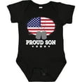 thumbnail image 3 of Inktastic Military Proud Son US Flag Boys or Girls Baby Bodysuit, 3 of 5