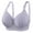 Gray, variant on qolati Women Sports Bra Plus Size Seamless Stretch Wireless Nursing Bras Comfortable Soft Light Gathered Everyday Bra