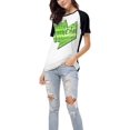 thumbnail image 3 of T-Shirt de Baseball à Manches Courtes pour Femmes avec Logo THin LIZZY et Impression 3D, 3 of 3