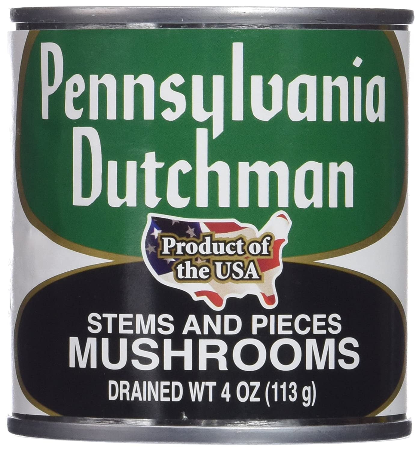 Pennsylvania Dutchman ,Mushroom, Jarred Vegetable Bottle 12 Pack. 4 oz.