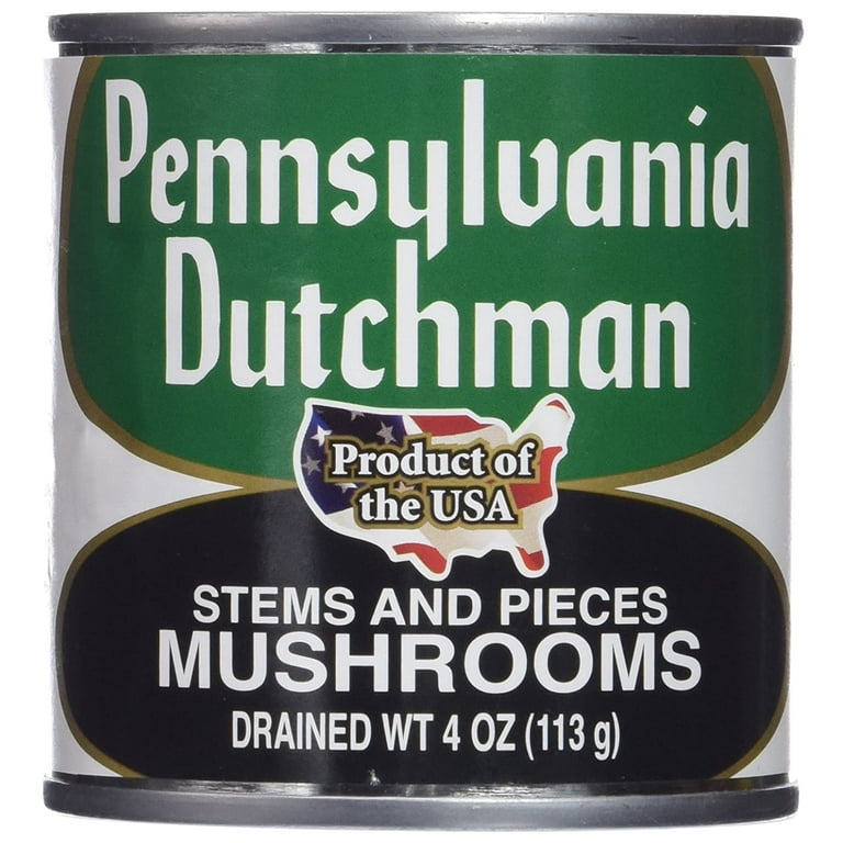 Del Monte Mushroom Slices, Jarred Vegetables Jar, 6 oz