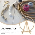 thumbnail image 4 of 1 Ensemble de Broderie de Cercle de Point de Croix pour Artisanat avec Support, 4 of 9