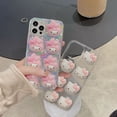 thumbnail image 2 of Sanrio-fundas de teléfono con pantalla completa láser, carcasa trasera de Hello Kitty My Melody para iPhone 14, 13, 12, 11 Pro Max, Mini, XR, XS MAX, 8, X, 7 Fivean unisex, 2 of 2