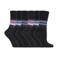 thumbnail image 1 of Gentle Grip - 6 Pairs Ladies Gentle Grip Non Elastic Socks, 1 of 2