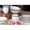 thumbnail image 4 of 10 Strawberry Street Simply Coupe 16-Piece Dinnerware Set, Blue, 4 of 10