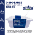 thumbnail image 3 of Catfidence® Disposable Cat Litter Box – USDA Certified Biobased, Sustainable, Leak-Proof Travel Litter Tray for Cats, Kittens, and Small Pets, 3 of 7