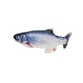 thumbnail image 1 of ZAXARRA Electric Fish Toy with PP Cotton Filled Cat Simulation Plush, 1 of 9