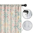 thumbnail image 4 of Blackout Kids Curtains,Pink Floral Pattern Childrens Insulated Curtains Set Of 2,Bedroom Essentials,Toddler Room Decor 42x54in(106x137cm), 4 of 5