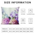 thumbnail image 5 of Chilfamy Purple Flower Blue Hydrangea Pillow Covers-Chinoiserie Summer Cottagecore Floral Aesthetic Decorative Couch Pillow Covers for Living Room, Pillowcases 18x18in, 5 of 5
